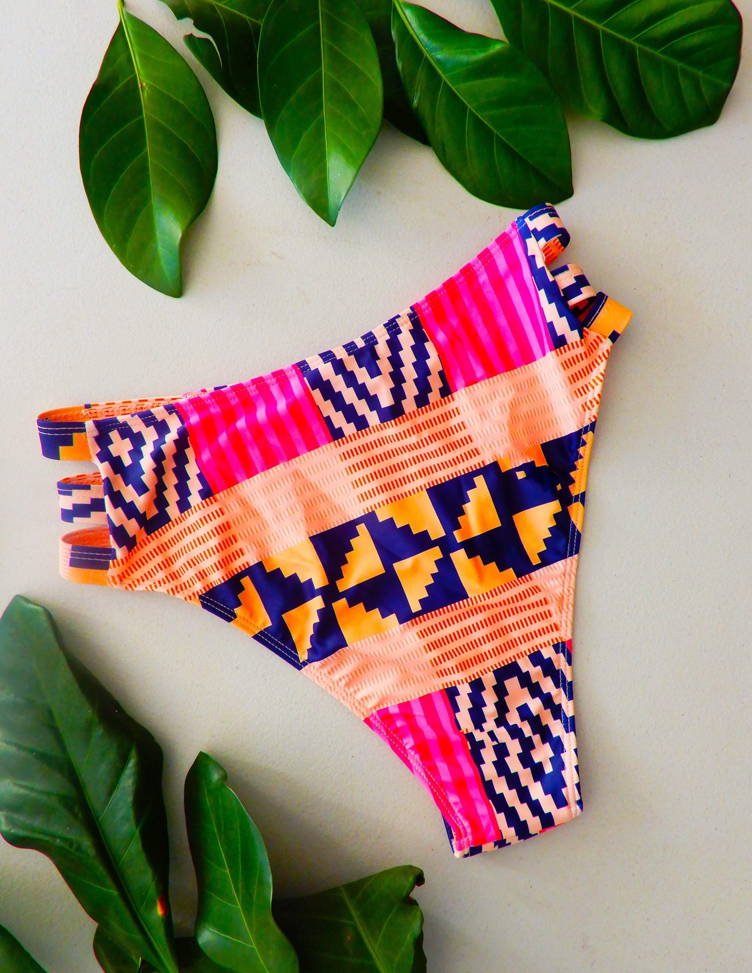 Afrix Style Pink Aztec Bikini