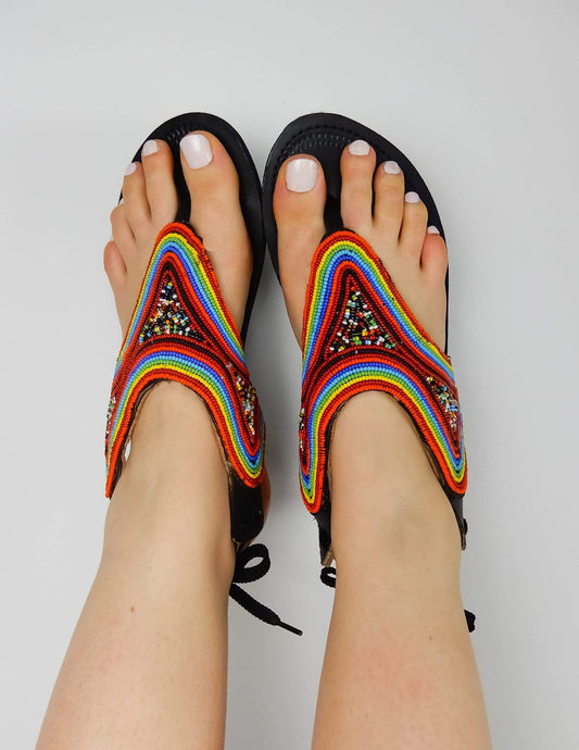 Afrix Style Rainbow Sandals