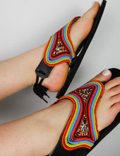Load image into Gallery viewer, Afrix Style Rainbow Sandals
