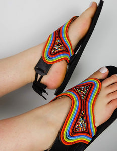 Afrix Style Rainbow Sandals