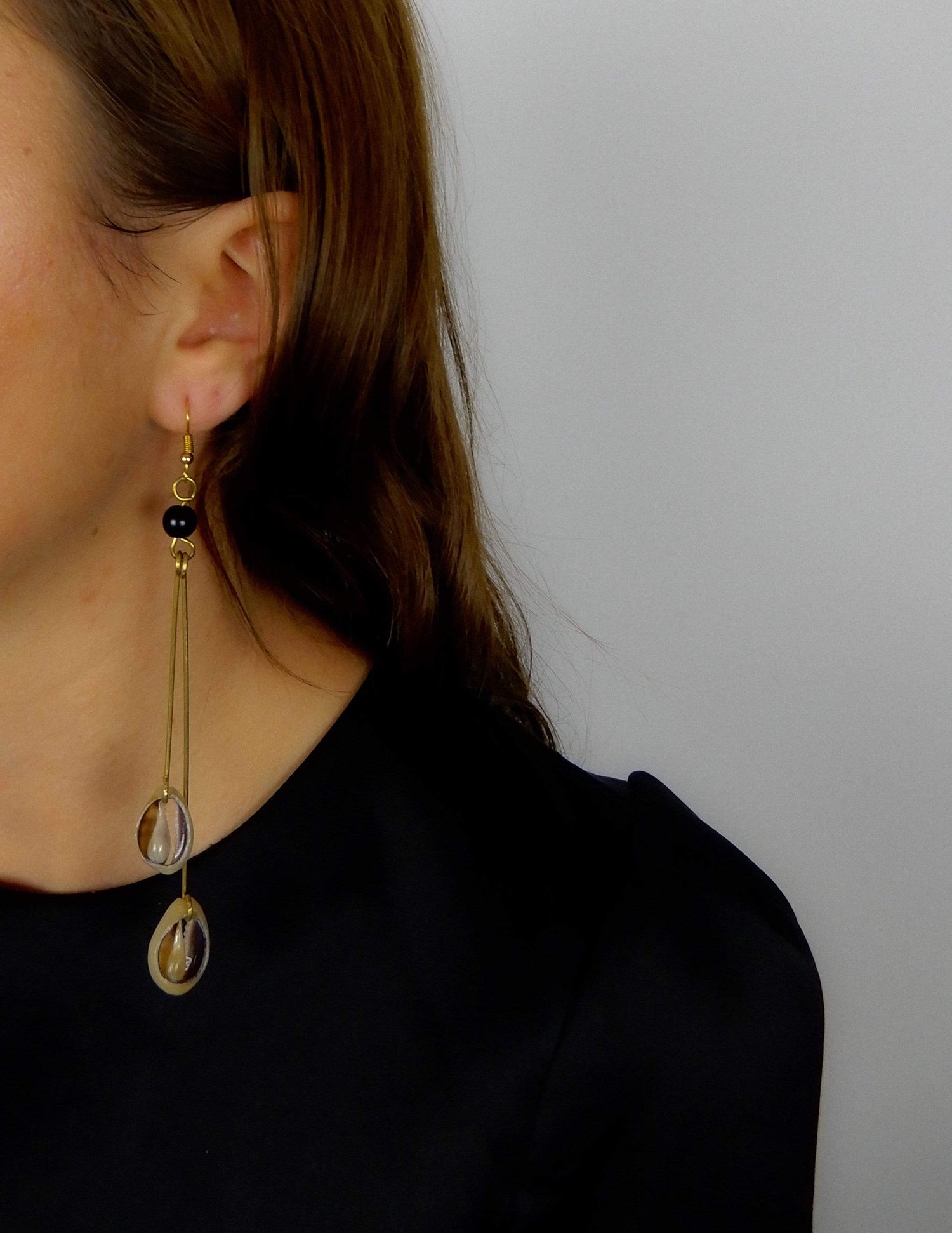 Afrix Style Shell Earrings