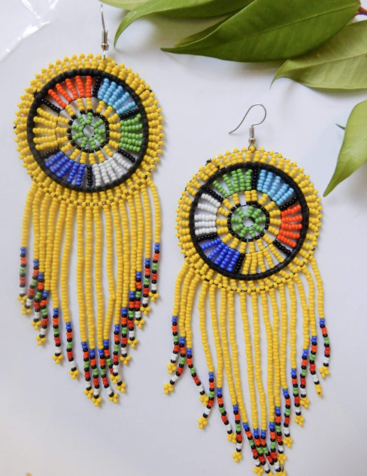 Afrix Style Statement Formal Earrings