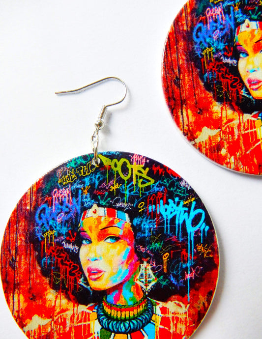 Afrix Style Women Afro Colourful Earrings