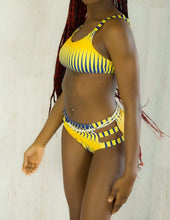 Load image into Gallery viewer, Afrix Style Zebra Stripes Bikini
